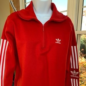 Adidas - quarter zip sweatshirt - Small